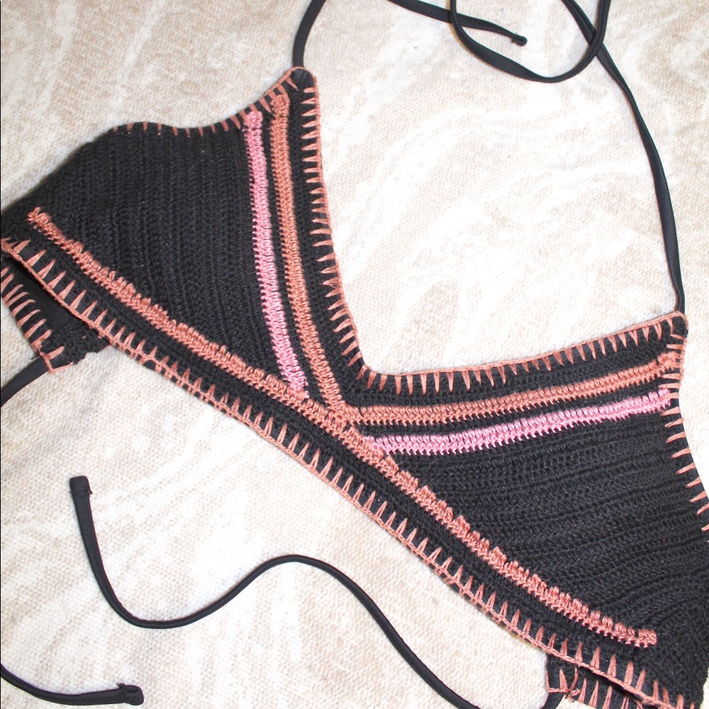 Target knit bikini top
